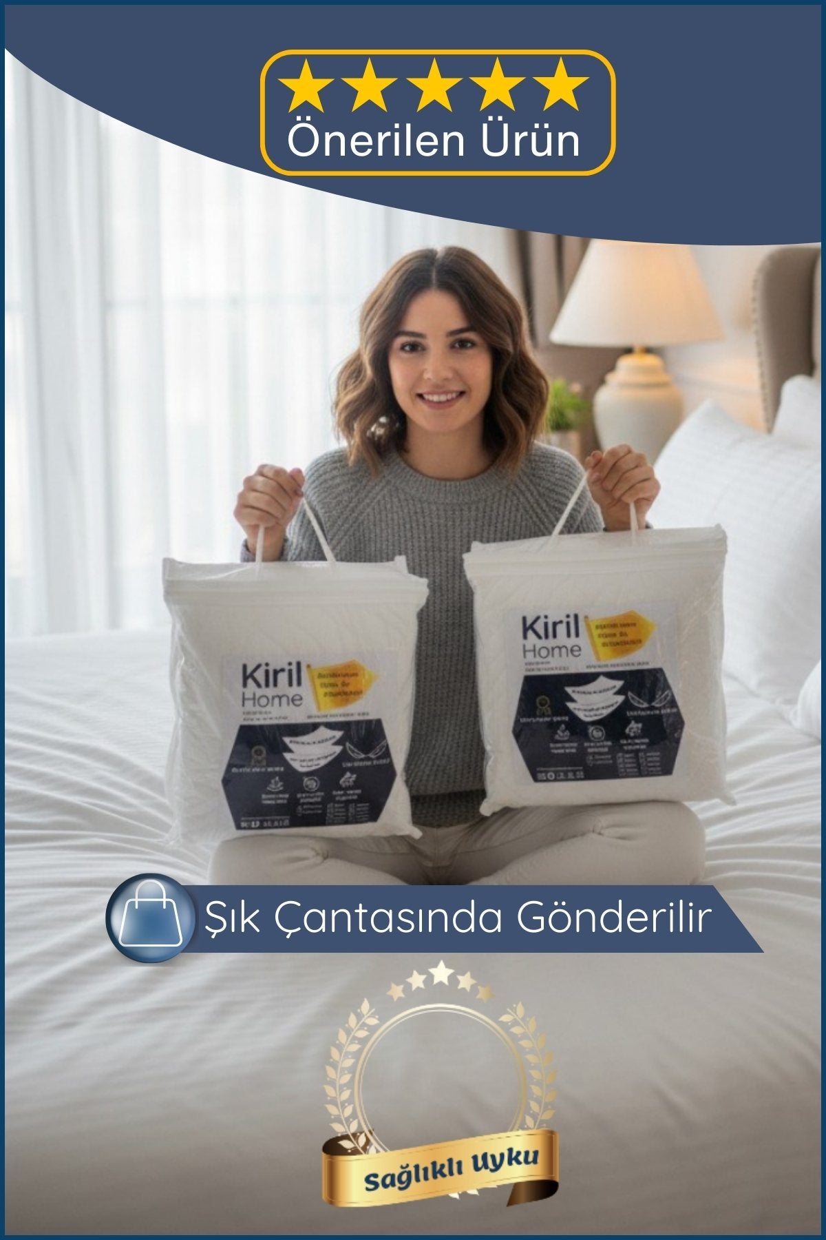 Premium Dolgun Sıvı Geçirmez Yatak Alezi | %100 Pamuklu Yüzey | Ultra Sessiz | Full Kenar | Yumuşak