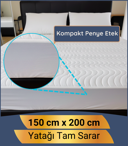 Premium Çift Kişilik Alez 150x200 Pamuklu Yüzey %100 Sıvı Geçirmez