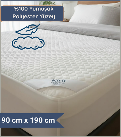 Comfort Tek Kişilik Alez 90x190 Yumuşak Polyester Yüzey %100 Sıvı Geçirmez