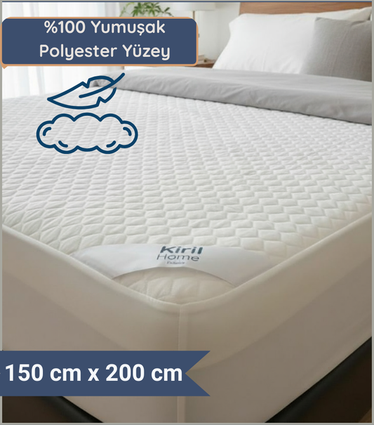 Comfort Çift Kişilik Alez 150x200 Yumuşak Polyester Yüzey %100 Sıvı Geçirmez