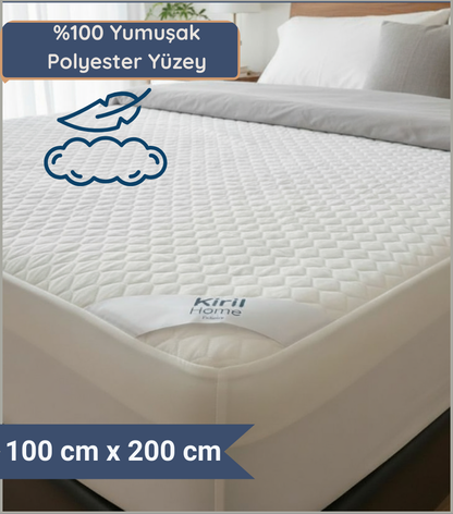 Comfort Tek Kişilik Alez 100x200 Yumuşak Polyester Yüzey %100 Sıvı Geçirmez