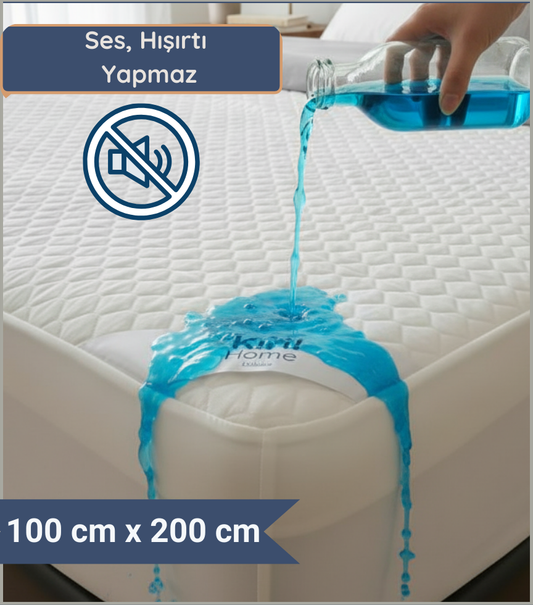 Comfort Tek Kişilik Alez 100x200 Yumuşak Polyester Yüzey %100 Sıvı Geçirmez