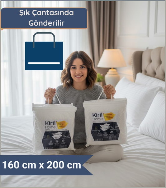 Comfort Çift Kişilik Alez 160x200 Yumuşak Polyester Yüzey %100 Sıvı Geçirmez