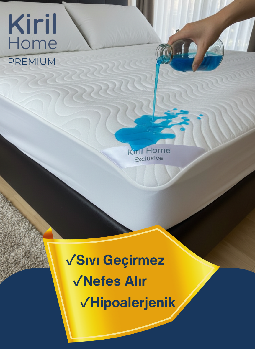Kaliteli sıvı geçirmez yatak alezi