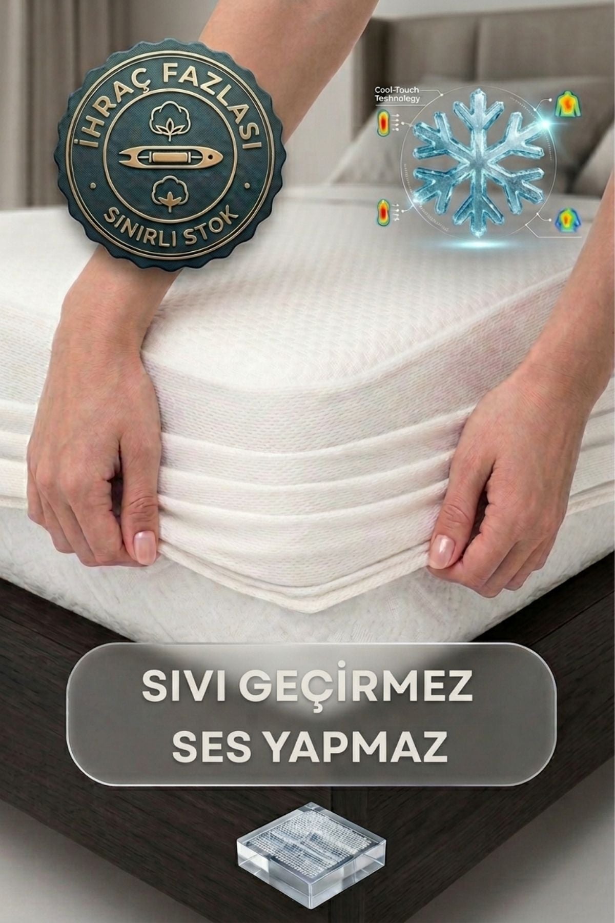 Serin Tutan Cooler Yatak Alezi | 160x200