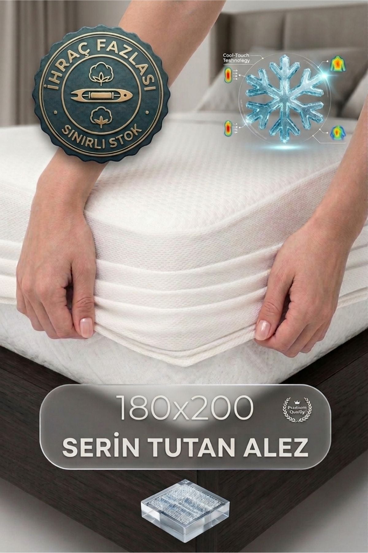 Serin Tutan Cooler Yatak Alezi | 180x200