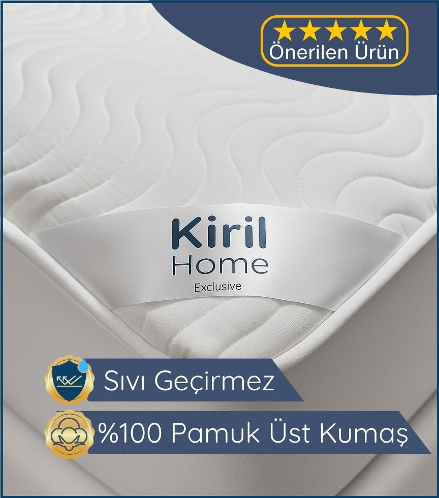 Sessiz & Nefes Alan %100 Pamuklu Yüzey Yatak Alezi - Sıvılara Karşı Koruma / Kaymaz Tasarım