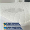 Ultra Soft Tek Kişilik Alez 120x200, Sıvı Geçirmez, Ses Yapmaz