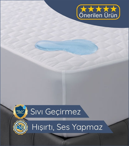 Ultra Soft Sıvı Geçirmez, Yumuşak, Full Kenar Yatak Koruyucu Alez