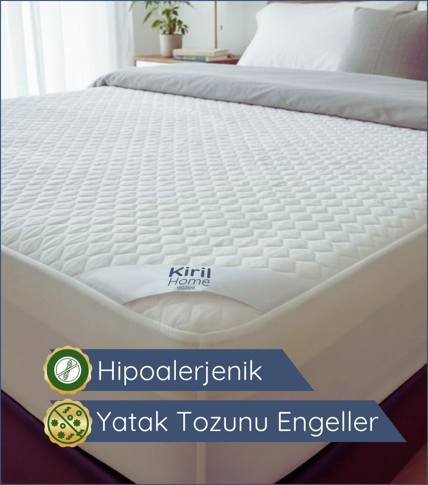 Ultra Soft Sıvı Geçirmez, Yumuşak, Full Kenar Yatak Koruyucu Alez