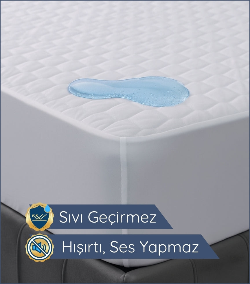 Ultra Soft Tek Kişilik Alez 120x200, Sıvı Geçirmez, Ses Yapmaz