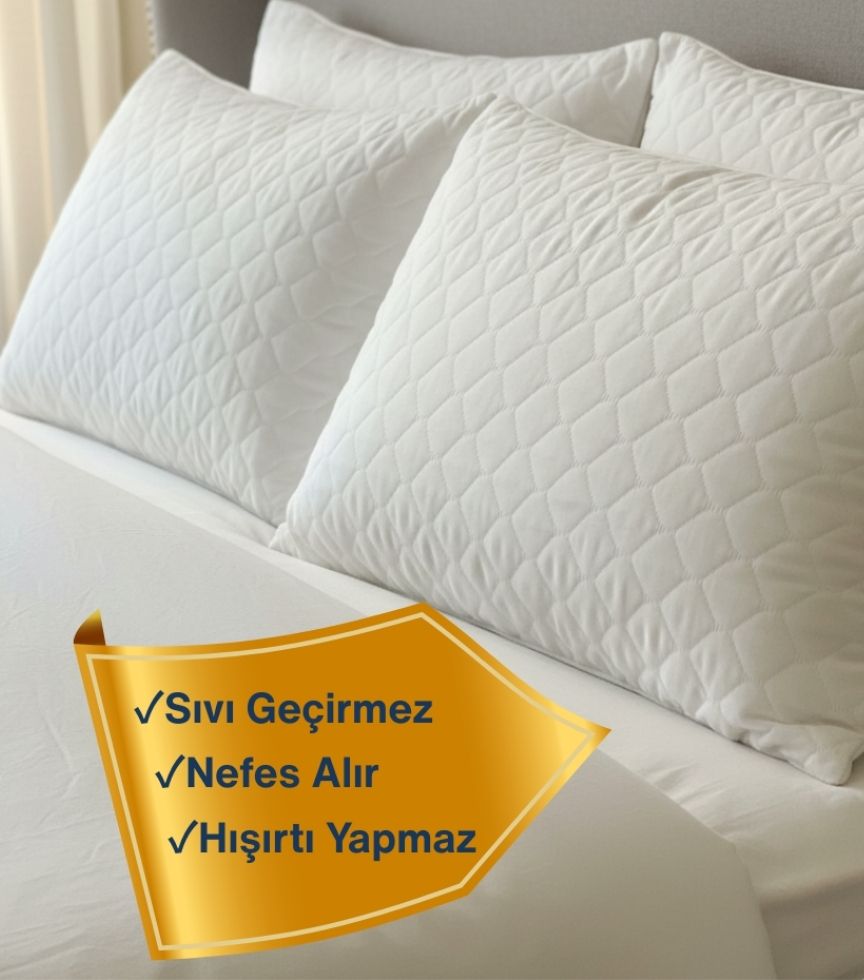 Ultra Soft Sessiz, Sıvı Geçirmez Yastık Alezi