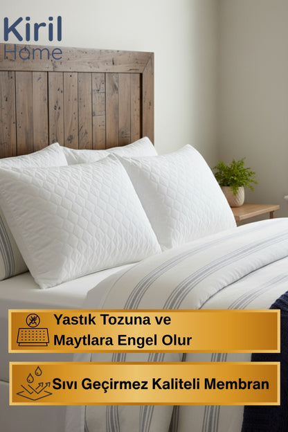 Ultra Soft 2'li Sessiz, Sıvı Geçirmez Yastık Alezi