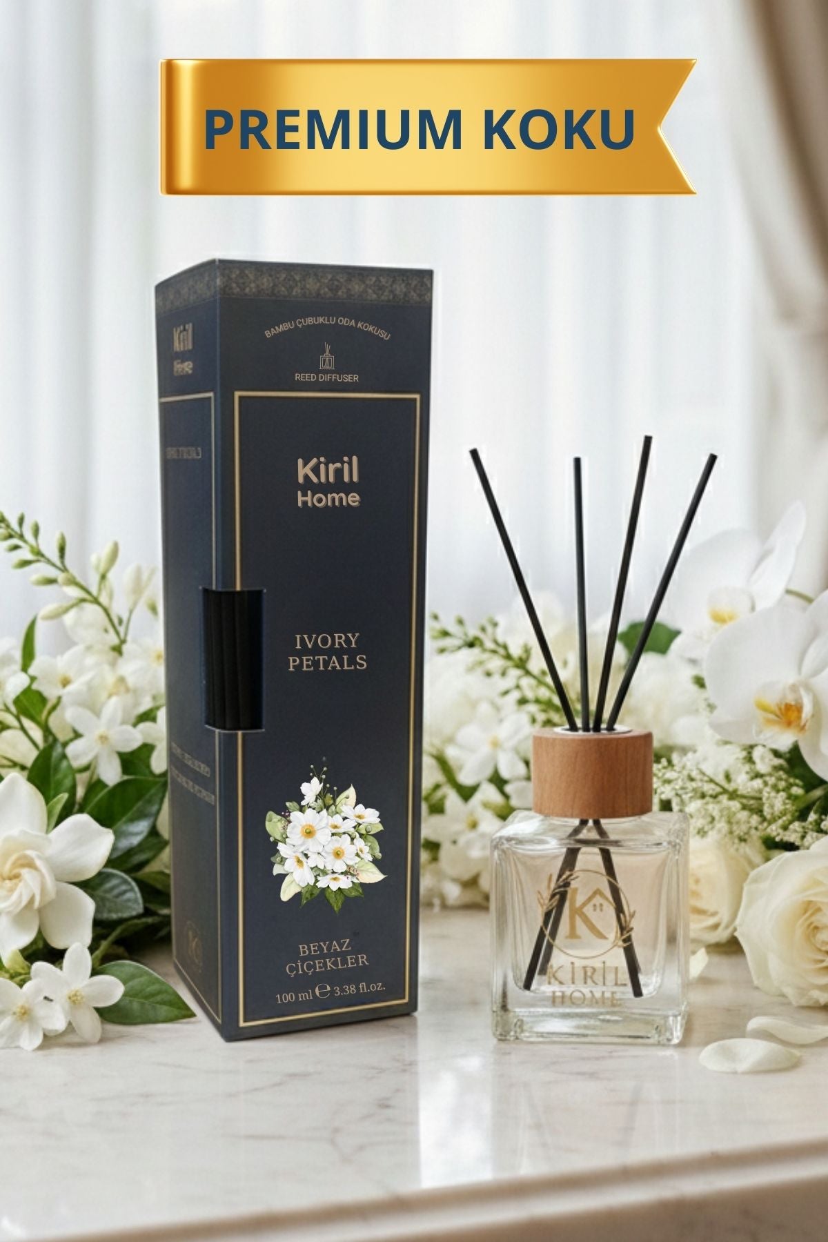 Beyaz Çiçekler Oda Kokusu 100 ml