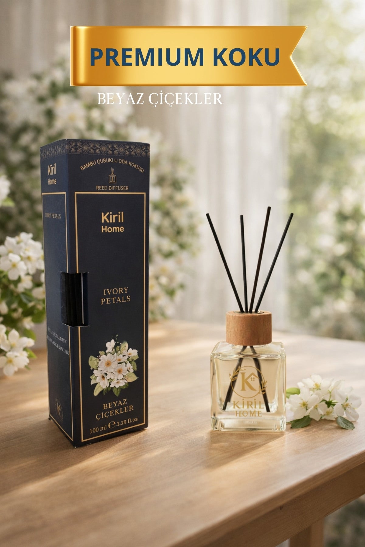 Beyaz Çiçekler Oda Kokusu 100 ml