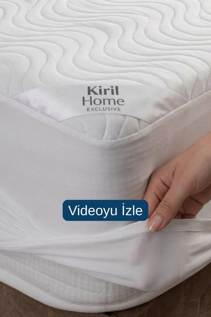 Premium Dolgun Sıvı Geçirmez Yatak Alezi | %100 Pamuklu Yüzey | Ultra Sessiz | Full Kenar | Yumuşak