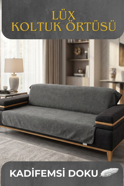 2'li Velvet Koltuk Örtüsü (5 Farklı Ebat)